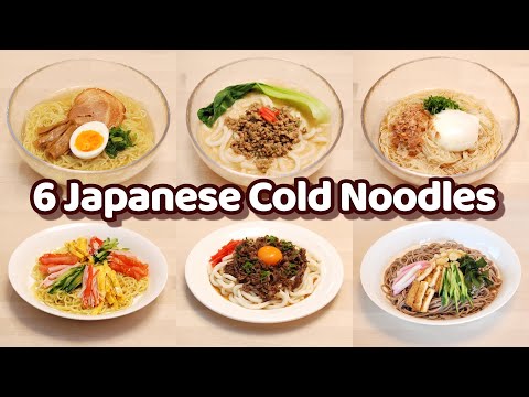 6 Ways to Make Delish Japanese Cold Noodles - Revealing Secret Recipes!!