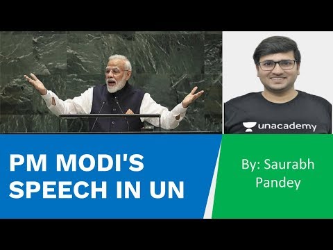 upscale furniture stores PM Modi's Speech in UN | UPSC CSE/IAS 2020 | Saurabh Pandey