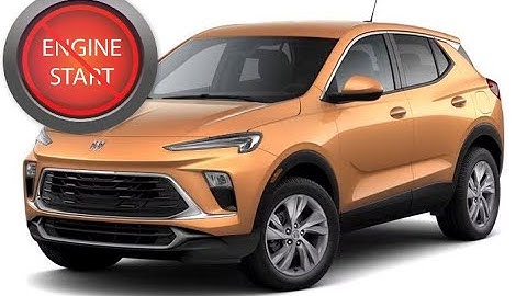 Open and Start all Buick Encore models with a dead key fob battery through 2025.