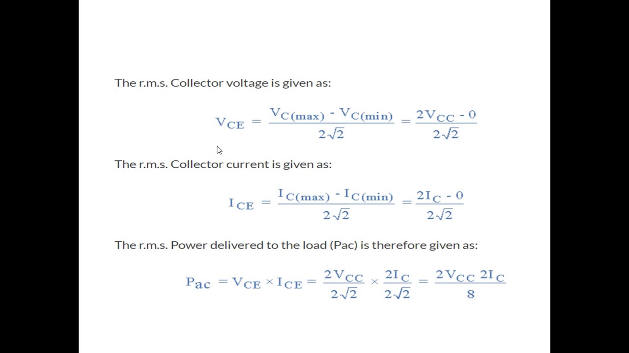 class A transformer coupled, Class B push pull power amplifiers - YouTube