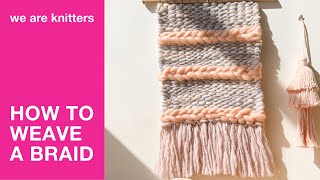 How to weave a braid (Soumak Weaving) | - Weaving for beginners | WAK Resimi
