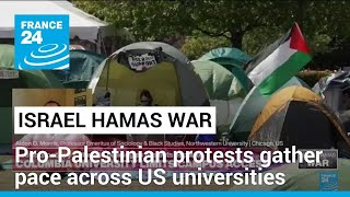 Pro-Palestinian protests gather pace across the US • FRANCE 24 English