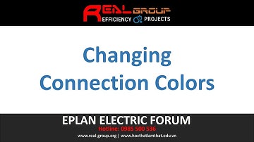 Changing Connection Colors | EPLAN Education