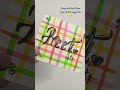 Sorry video is blurry 🙏🏻 || Comment your name for more videos 😝 || #nameart #shorts #viralvideo #yt