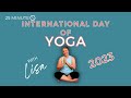 25 minute Practice on International Day of Yoga with Lisa
