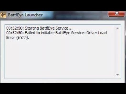 Fortnite Failed To Initialize Battleye Service Driver Load Error 1072 Cozumu Youtube