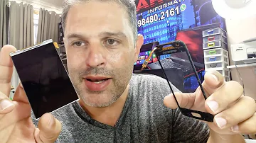 Como saber se foi só a tela ou o display?
