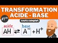 Transformations acidebase et le potentiel hydrogne ph  cours de physique chimie sp terminale
