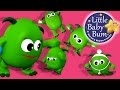 Five Little Monsters Jumping On The Bed | Nursery Rhymes | By LittleBabyBum