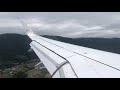 Lufthansa A320 NEO landing in Bilbao