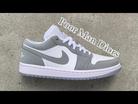 Women S Air Jordan 1 Low White Wolf Grey Review And Resell Predictions Poor Man Dior Youtube