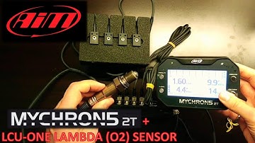 AiM MyChron 5 2T with LCU-ONE Lambda Sensor Configuration