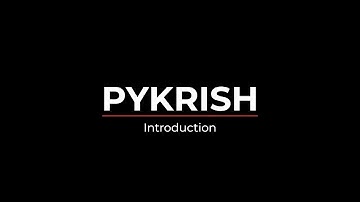 Introducing PyKrisH | Clean Python. No Noise.