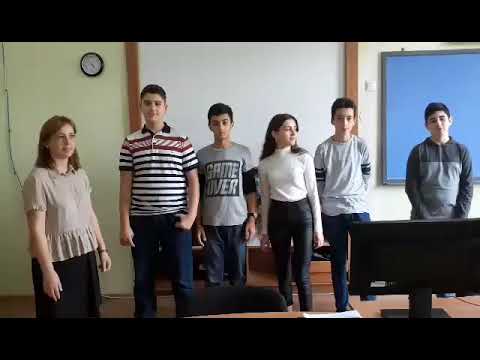 მისალმება 115-ე საჯარო სკოლა გუნდი ,,პროტონები\"