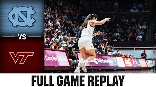 North Carolina vs. Virginia Tech Full Game Replay | 2022-23 ACC Women’s Basketball
