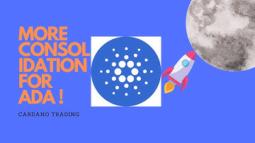 MORE CONSOLIDATION FOR ADA! BREAKOUT IS IMMINENT (I Show you how to trade it)