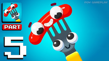 Fork N Sausage - Gameplay Walkthrough Part 5 — Relax, Laugh & Play | ASMR Best Mobile Game Moments