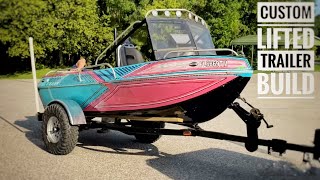 mini jet boat, jet Jon trailer build by Broke N Poor trading co. 1,600 views 8 months ago 10 minutes, 36 seconds