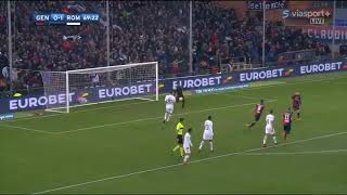 Lapadula Goal Penalty Genoa - Roma