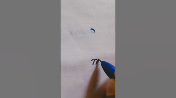 cursive writing || how to write " ME " in cursive writing || #short #writing