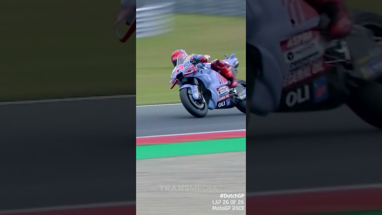 Memanas Marc Marquez Belum Menyerah, Pedro Acosta Keluar area balap! #dutchgp #motogp