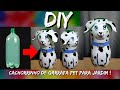 CACHORRINHO DE GARRAFA PET PARA JARDIM! DIY