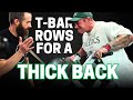 How to perform tbar rows for a huge back with hypertrophy coach joe bennett