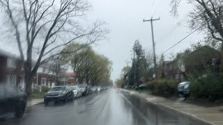 Rainy Day Driving Vlog Montreal