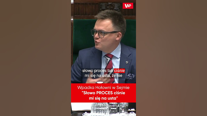 Wpadka Hołowni w Sejmie. "Słowo PROCES ciśnie mi się na usta" #shorts #sejm #hołownia