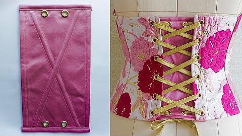 4 METHODS on how to sew a ADVANCED MODESTY PANEL for CORSETS