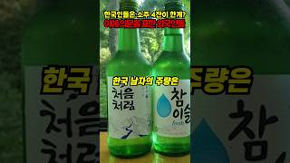 [해외반응] 한국인들은 소주 4잔이 한계? 이에 의문을 표한 외국인들