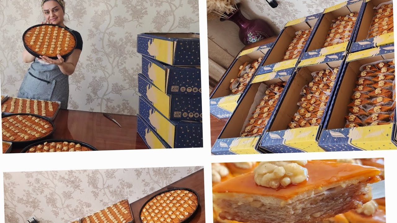 Paxlava Ustalarının Sirləri! 20 KQ-lıq Evdə Hazırlanan Möhtəşəm Resept🤤🤤