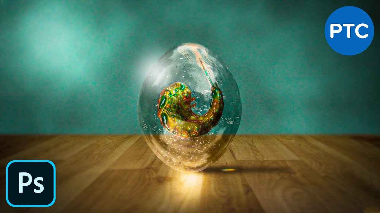 learn photoshop from scratch Create An Amazingly REALISTIC Transparent Alien Egg in Photoshop - Photo Manipulation Tutorial