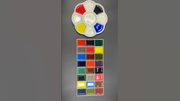 🎨Create 24 colors from just 5 basic colors - Part 2 #colormixing #satisfying #colornood