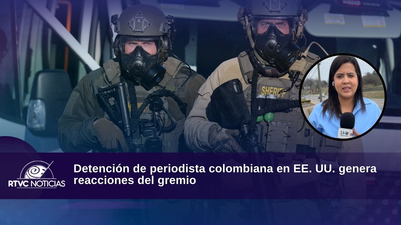 Detención de periodista colombiana en EE. UU. genera reacciones del gremio | RTVC Noticias