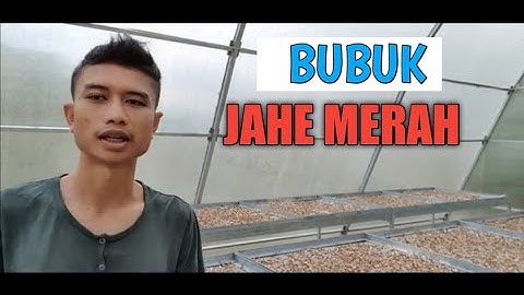 Rumah Produksi Pengolahan  JAHE MERAH POWDER‼️