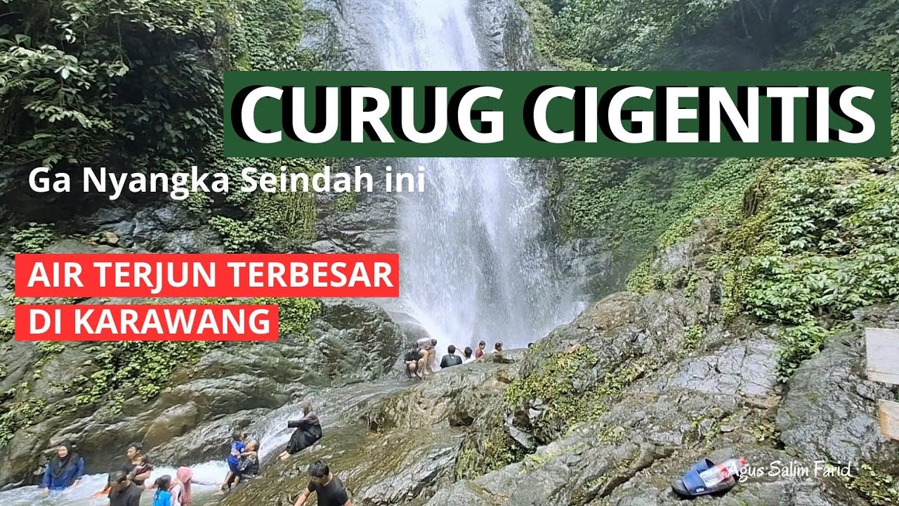 CURUG CIGENTIS ‼️ Tempat Wisata Paling Sejuk di Karawang jawa Barat