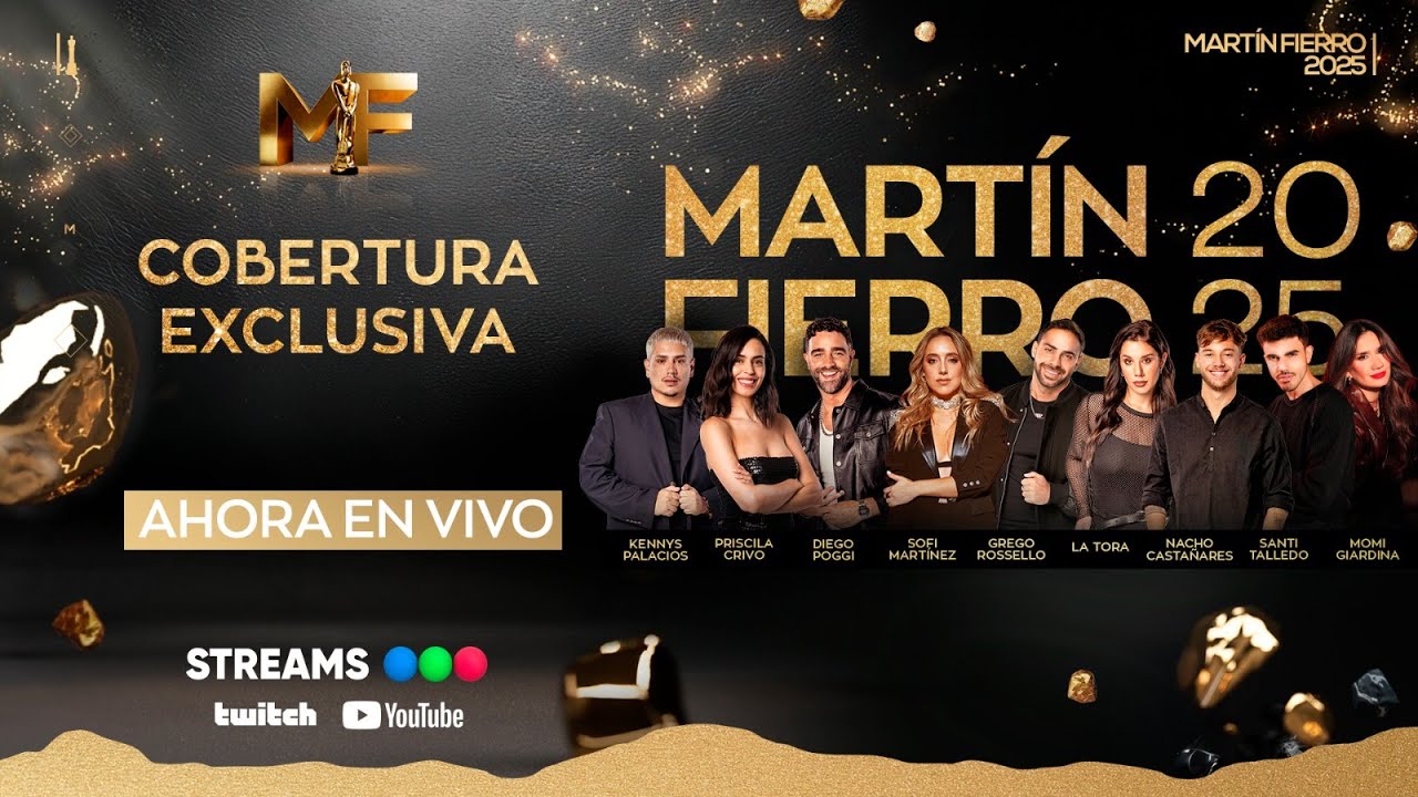 MARTIN FIERRO 2025 - LA GRAN FIESTA DE LA TV con FEFE BONGIORNO