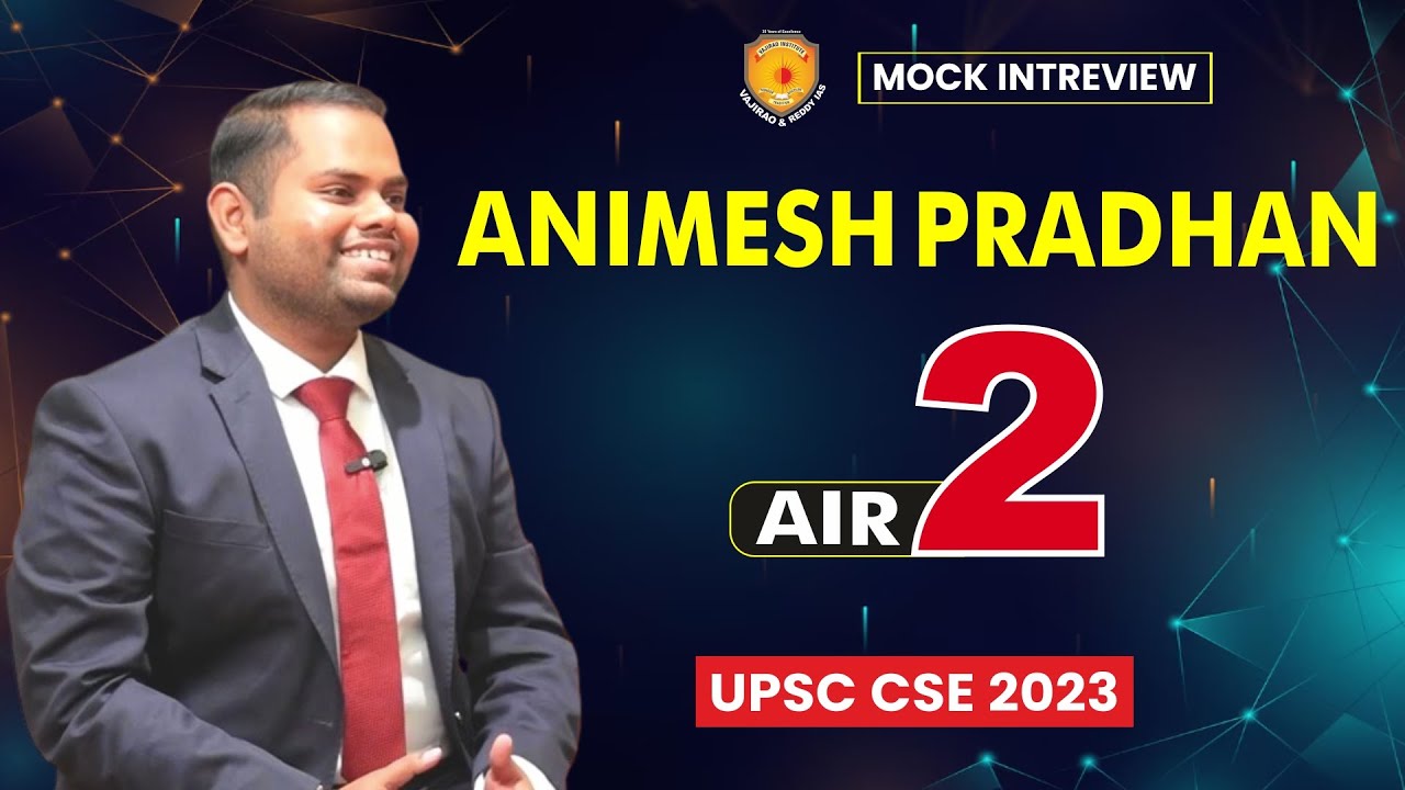 Srishti Dabas AIR 6 IAS Topper | UPSC Result 2023 | Mock Interview | Vajirao \u0026 Reddy Institute