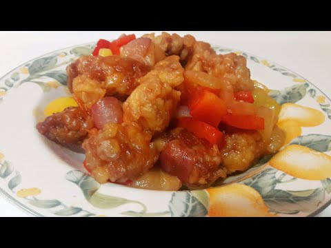 Sweet and Sour Pork Recipe||Chinese Cuisine||