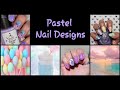 Pastel Nail Designs / Saturday Stamping