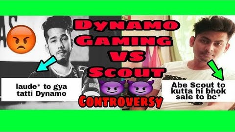 Dynamo Gaming Vs Scout controversy 🔥 🔥🔥 l Dynamo raid on scout channel l