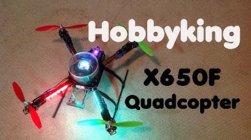 Hobbyking X650F Quadcopter testing.