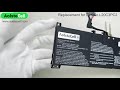 Replacement battery for Lenovo L20C3PC2 11.52V 45Wh 3 cells