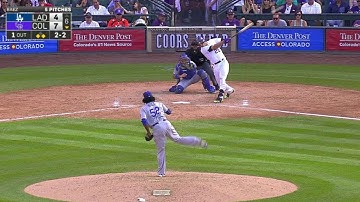 LAD@COL: Arenado tallies fourth RBI with a sac fly