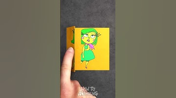 sadnes, fear,angry happy from inside out 2 paper folding puzzle #viral #insideout2 #insideout #art