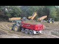 Terrassement - 2 Case et  11 tracteurs Fendt & John Deere