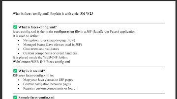 5.7 - faces-config.xml configuration file in JSF - AJP