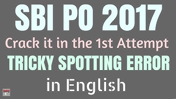 spotting errors in english for bank po | in english | 20 tricky questions