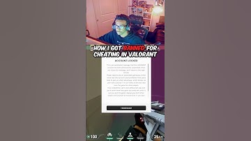 HOW I GOT BANNED IN VALORANT #valorant #banned #cheater